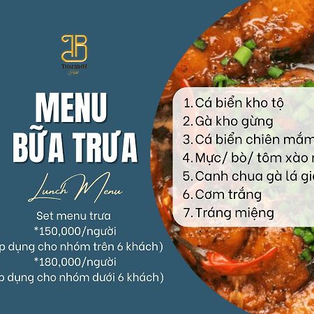 Khach San Thai Binh Chi Khu Co Ong Eksteriør bilde