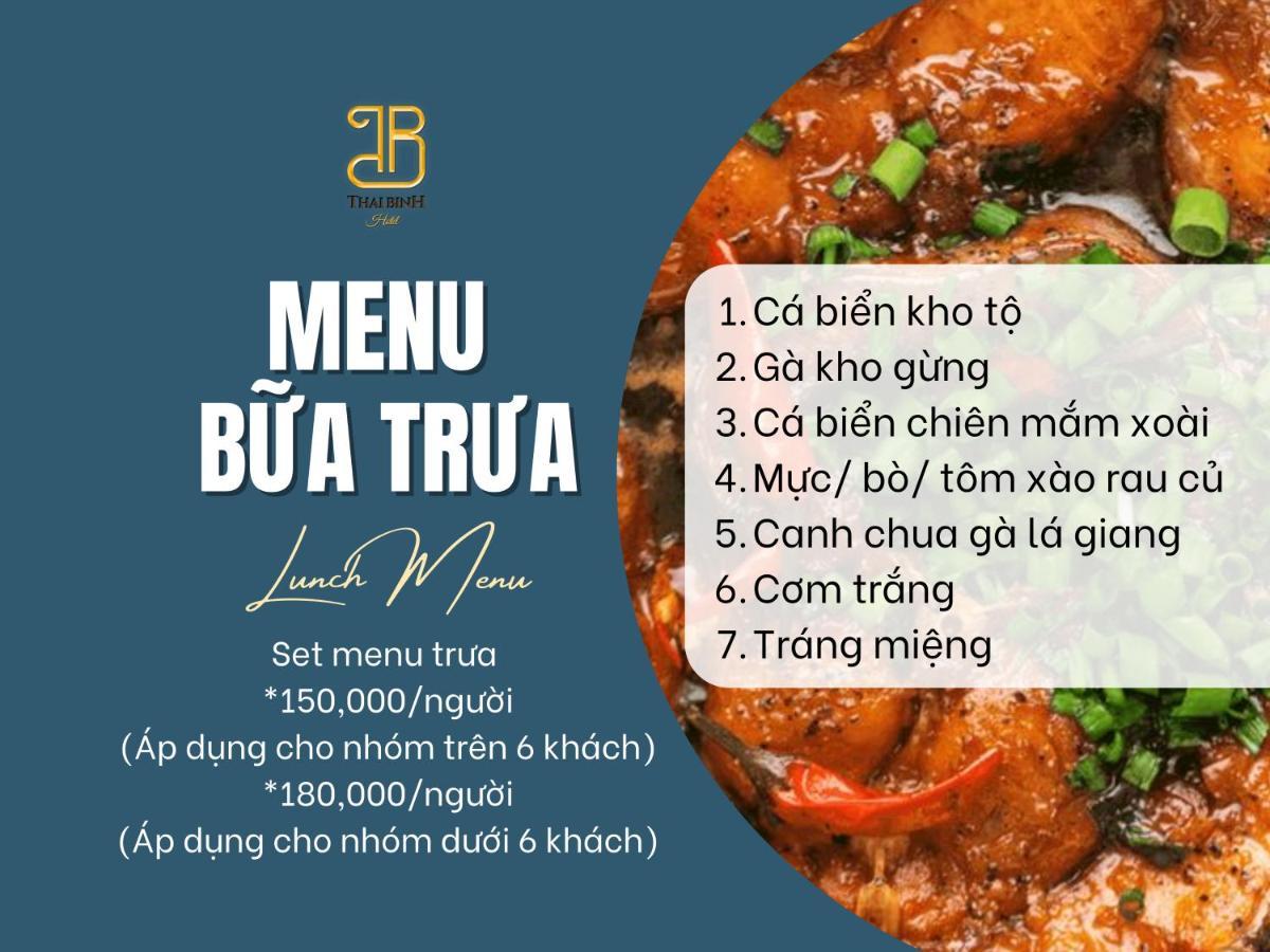Khach San Thai Binh Chi Khu Co Ong Eksteriør bilde