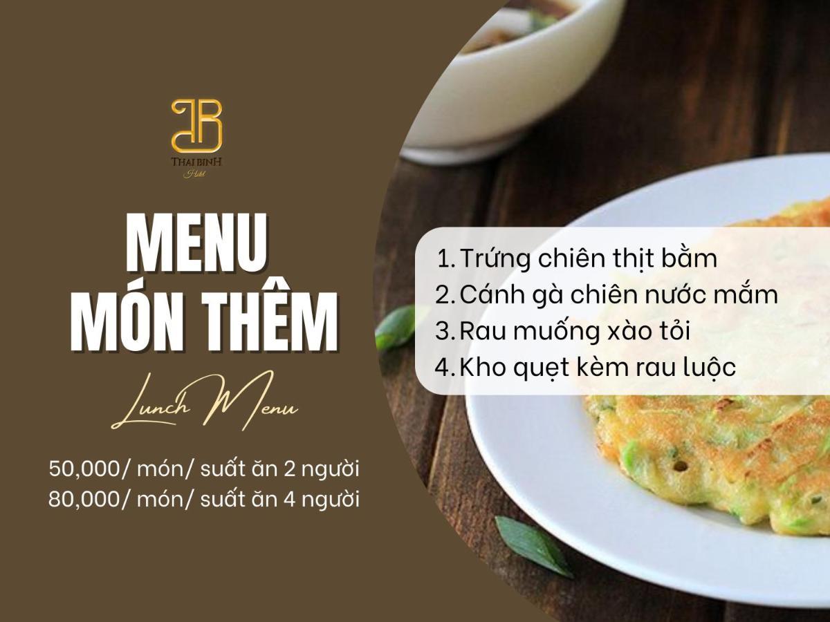 Khach San Thai Binh Chi Khu Co Ong Eksteriør bilde