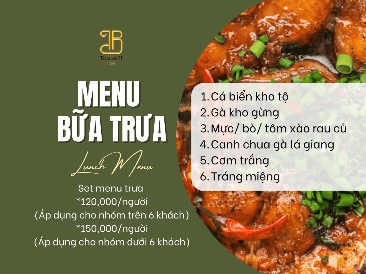 Khach San Thai Binh Chi Khu Co Ong Eksteriør bilde